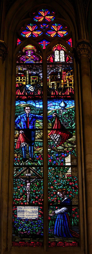 369px-bl franz window glass Wien_-_Votivkirche_-_Jägerstätter-Fenster