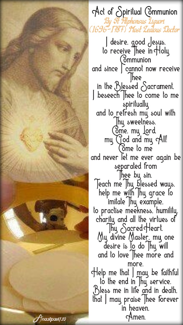 act of spiritual comm by st alphonsus 10 may 2020 no 4