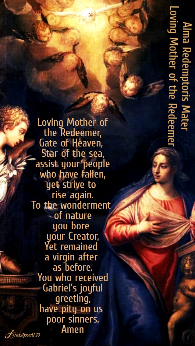 alma redemptoris mater - 22 may 2020