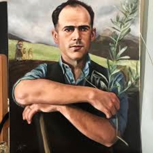 bl franz jagerstatter artwork as farmer