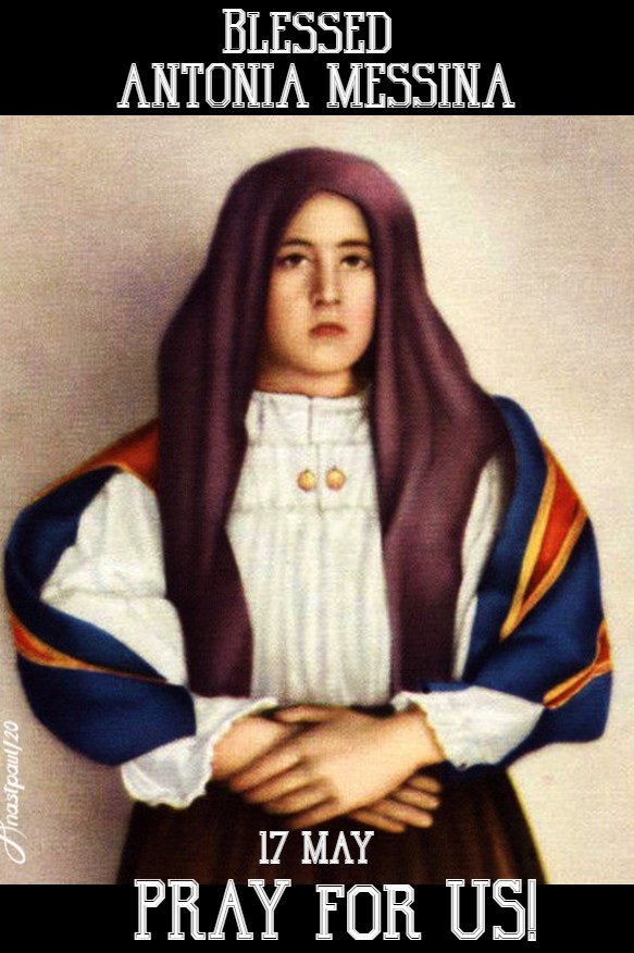 blessed antonia messina pray for us 17 may 2020