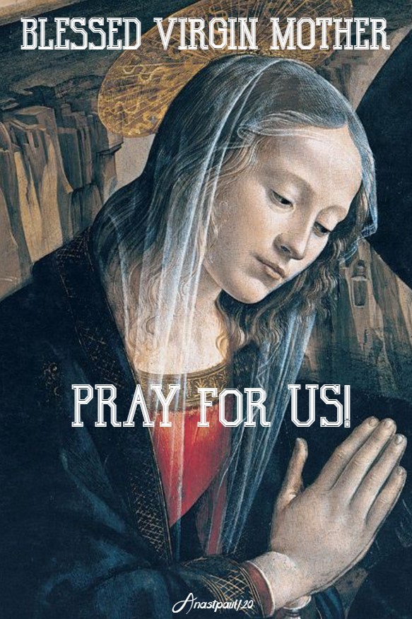 blessed virgin mother pray for us 26 may 2020
