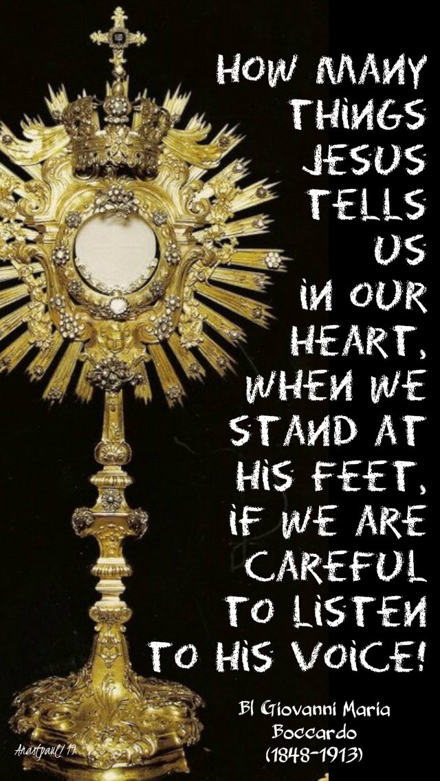 how-many-things-jesus-tells-us-in-our-heart-bl-giovanni-boccardo-30-dec-2019 and 8 feb 2020