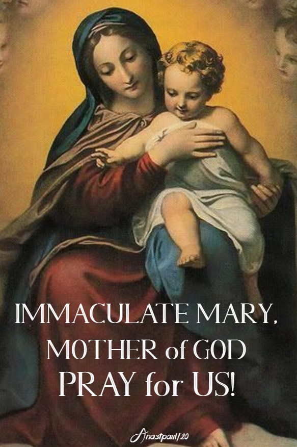 IMM MARY MOTHER OF GOD PRAY FOR US 7 MAY 2020