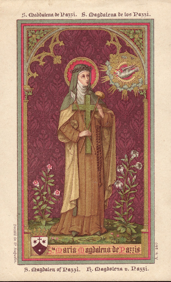 mary-magdelene-de-pazzi holy card