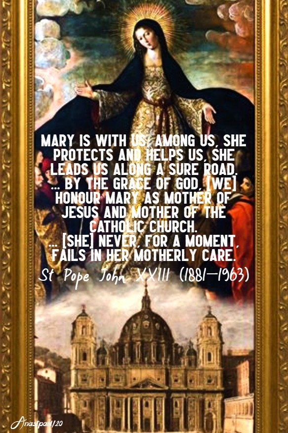 mary other of the church st john XXIII 19 may 2020