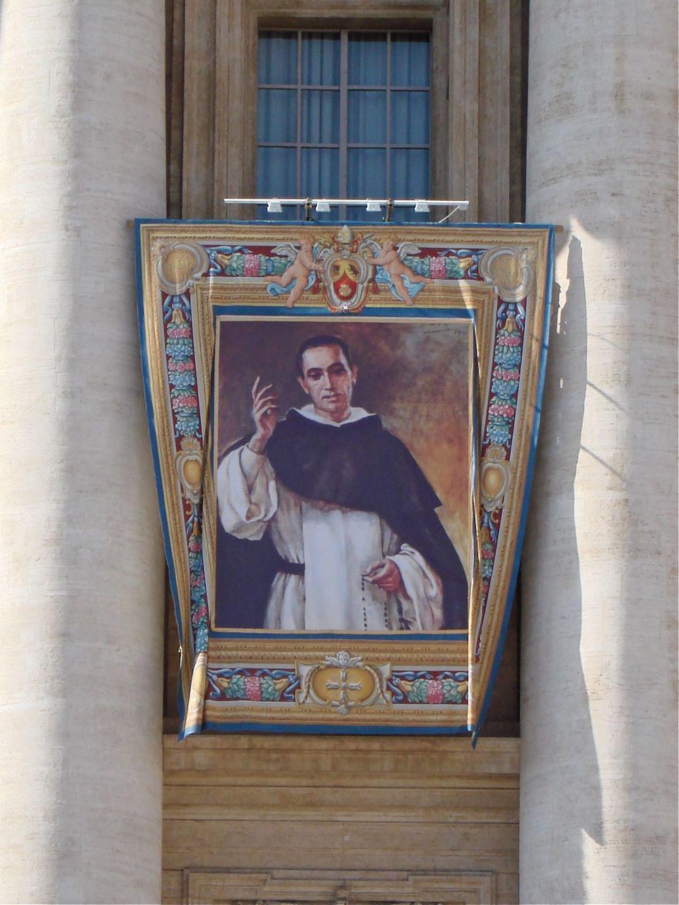 st francisco coll canonisation banner