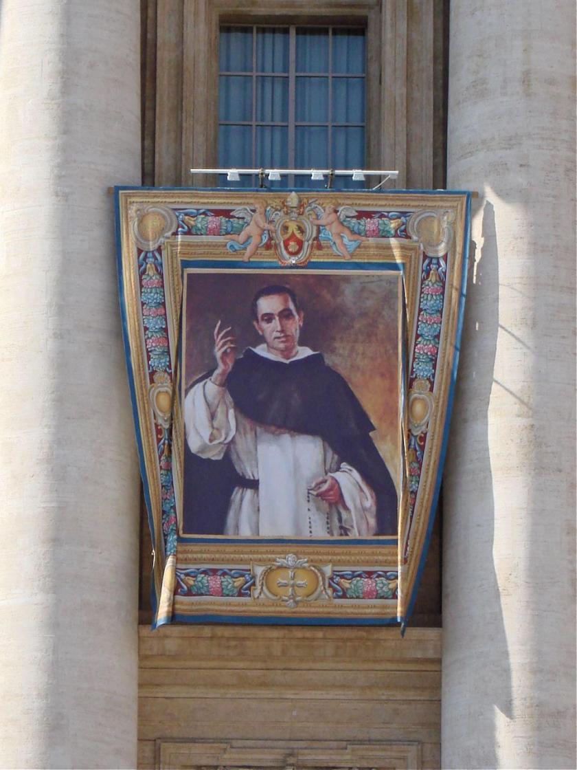 st francisco coll canonisation banner