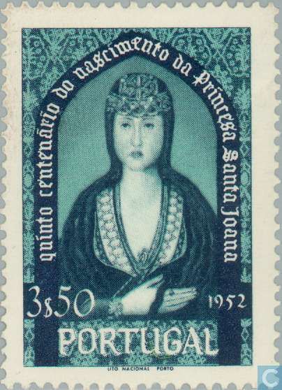st joanna of portugal stamp