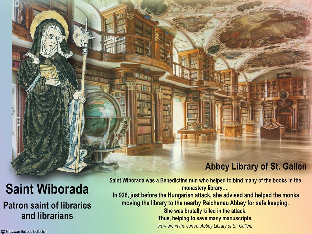 st wilborada abbey library of st gallen