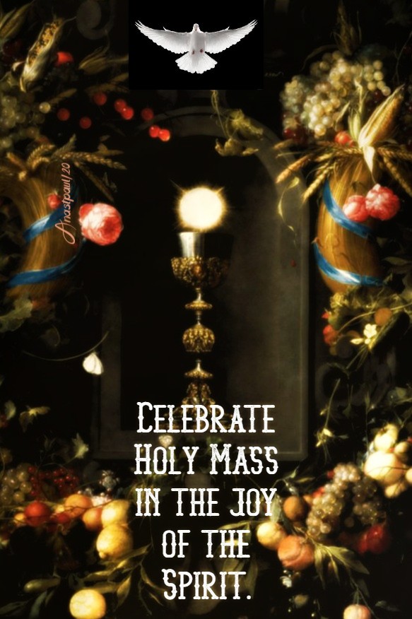 celebrate holy mass in the joy of the spirit - bl paolo giustiniani 28 june 2020 (1)