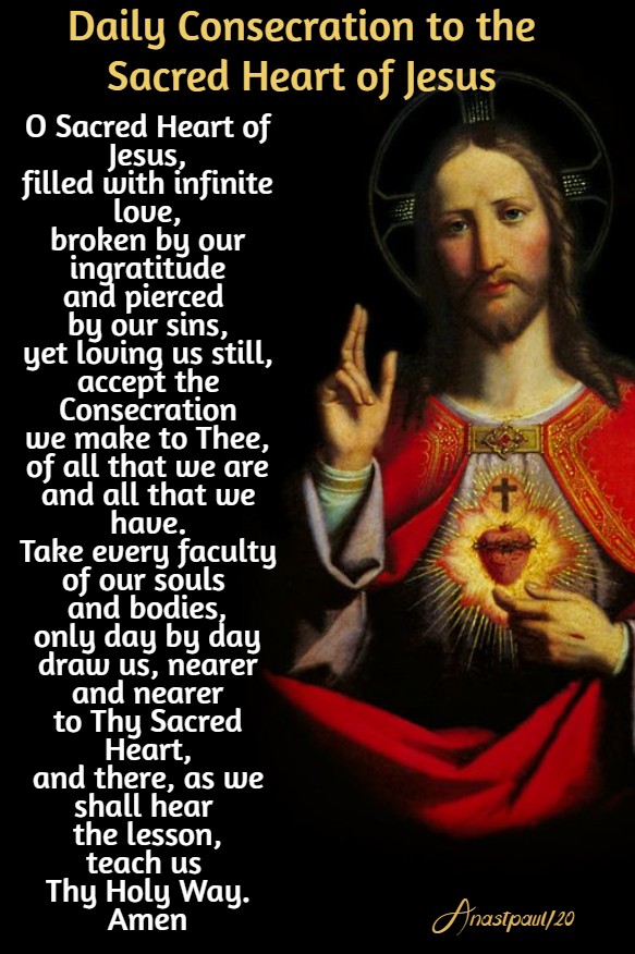 daily consecration to the sacred heart new size 1 june 2020