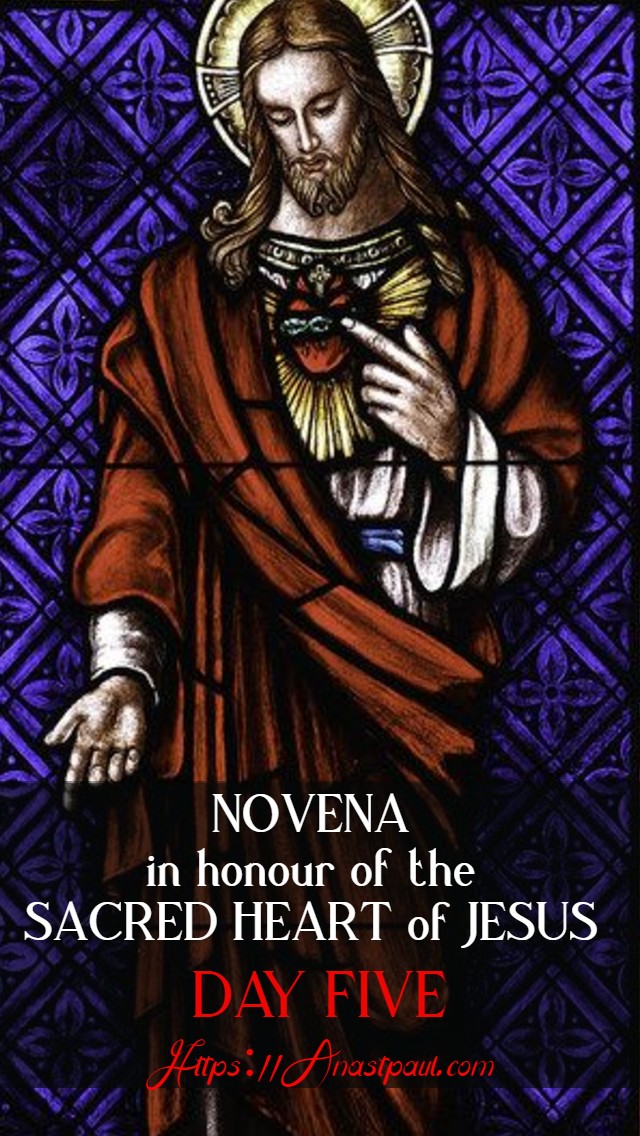 day five novena to the sacred heart 14 june 2020