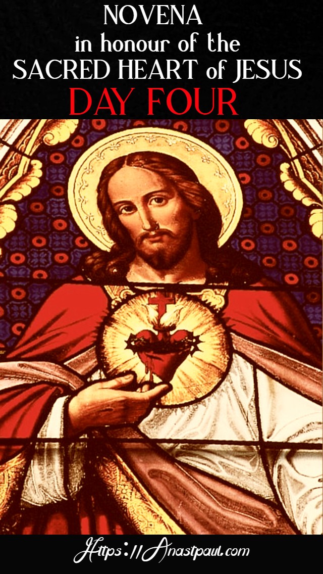 DAY FOUR NOVENA TO THE SACRED HEART - 13 JUNE 2020