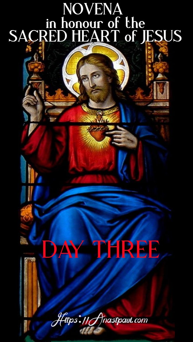 DAY THREE SACRED HEART NOVENA 12 JUNE 2020