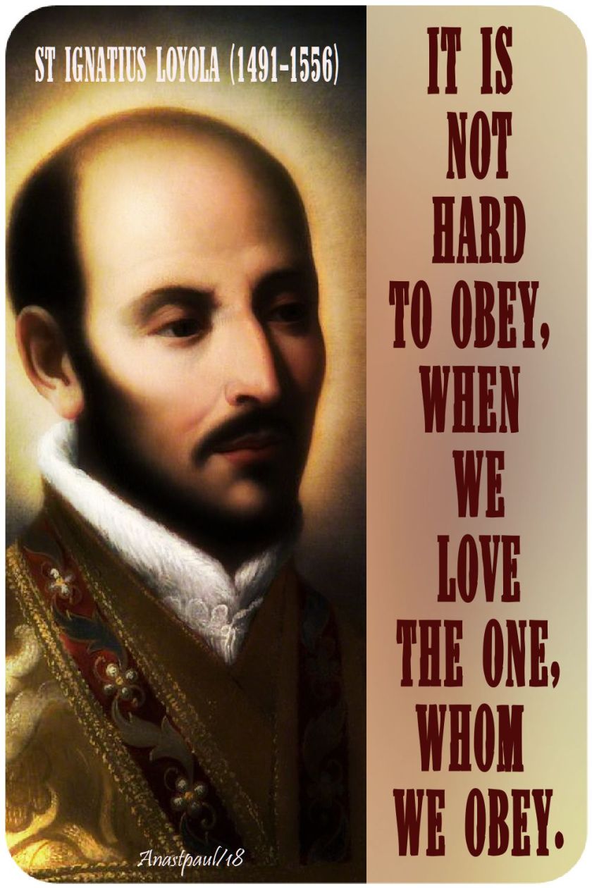 it is not hard - st ignatius - 11 june 2018 - seeking sainthood