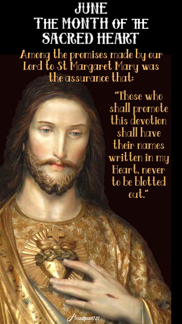 june the month of the sacred heart 1 june 2020