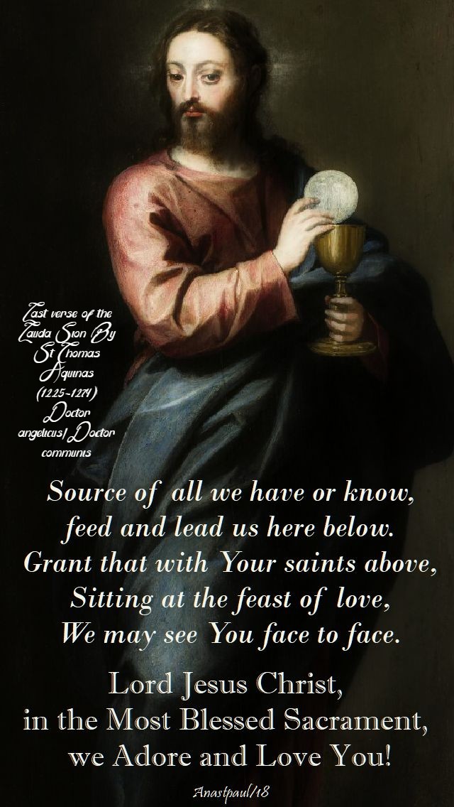 lauda-sion-lord-jesus-christ-in-the-most-blessed-sacrament-corpus-christi-3-june-2018-sunday-reflection st thomas aquinas lauda sion