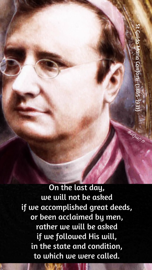 on-the-last-day-st-guido-maria-conforti-5-nov-2019 and 3 june 2020