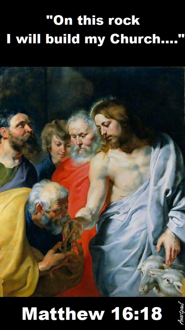 on-this-rock-matthew-16-18 29 june 2018 and 2020