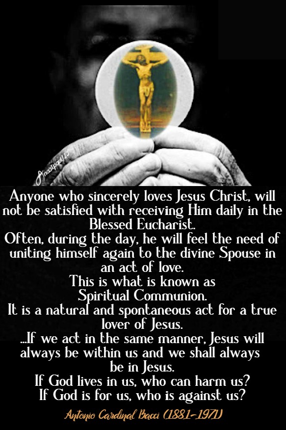 spiritual communion - bacci 28 june 2020
