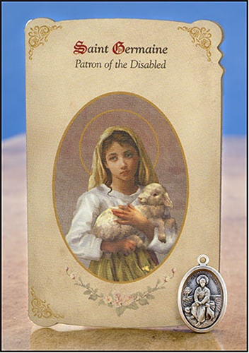 st germaine holy card