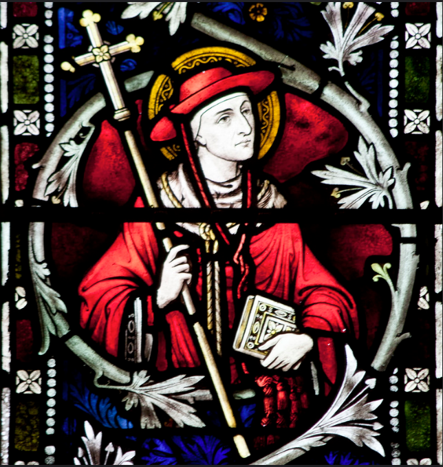 ST JOHN FISHER GLASS 3