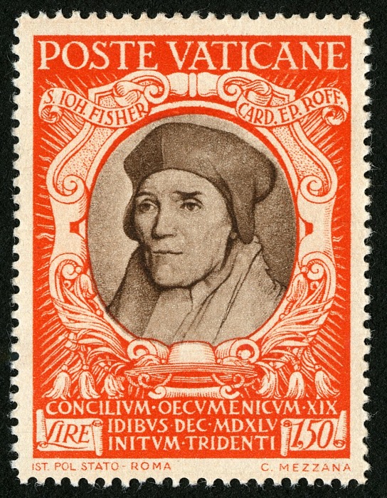 ST JOHN FISHER VATICAN STAMP