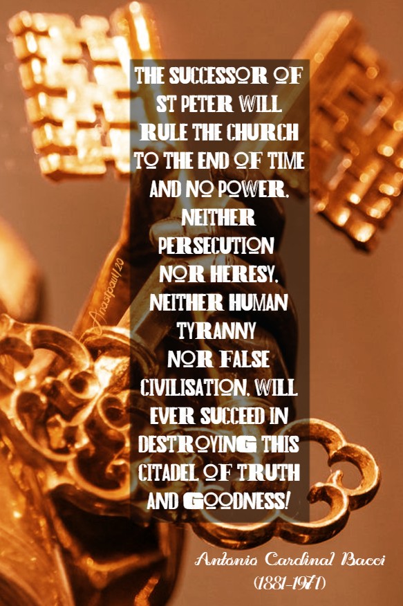 st peter and paul - 29 june 2020 - the successor of st peter - bacci