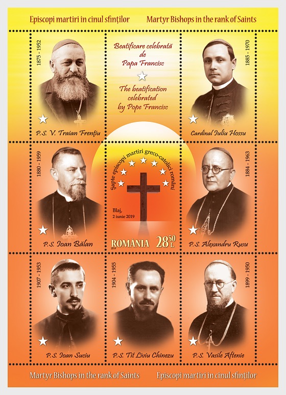 stamps issued for the Beatification