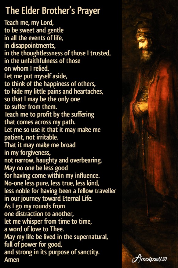 the elder brother's prayer - new - 23 june 2020