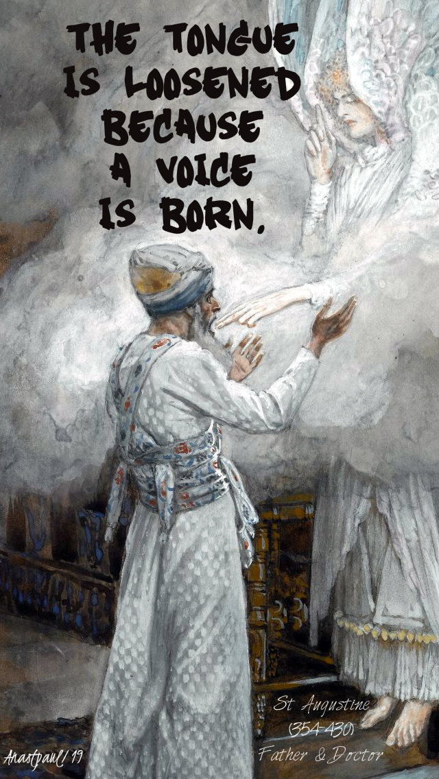the-tongue-is-loosened-because-a-voice-is-born-24-june-2019-birth-of-john-the-baptist and 15 dec 2019 gaudete