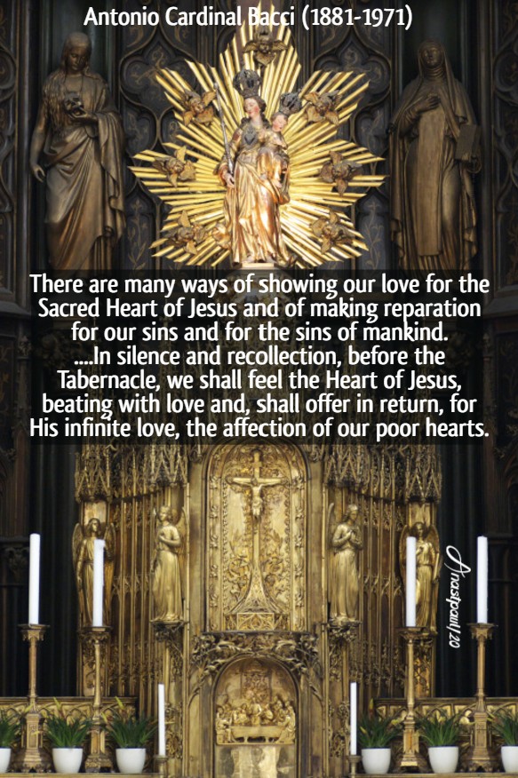 there are many ways of showing our love for the sacred heart - bacci - pierced by thorns 27 june 2020
