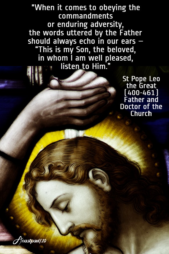 when it comes to obeying the commandments - st pope leo the great 10 june 2020