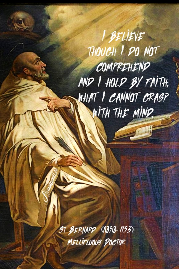 i believe though i do not comprehend - st bernard - 3 july 2020
