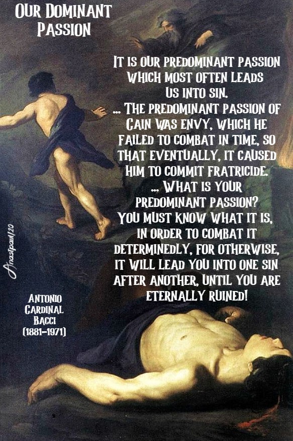 our dominant passion bacci 20 july 2020