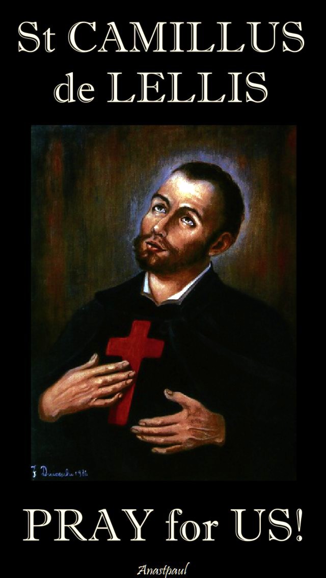 st camillus de lellis pray for us