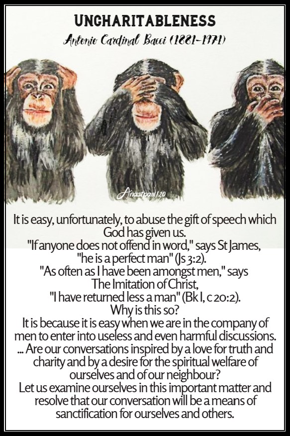 uncharitableness - bacci 7 july 2020