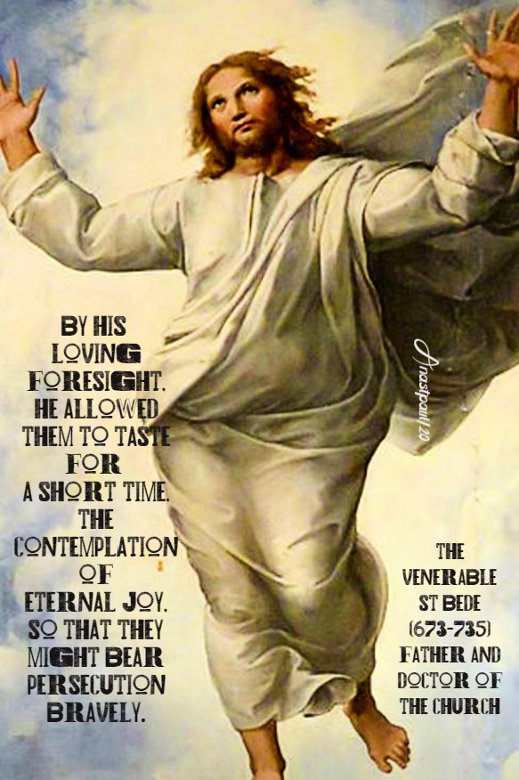 by his loving foresight - st bede transfiguration 6 aug 2020