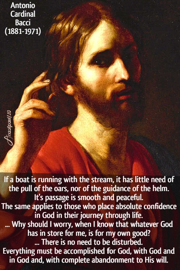 entrusting ourselves to god bacci 16 july 2020