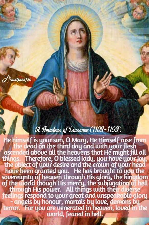 he himself is your son o mary - st amadeus of lausanne 15 aug 2020 assumption