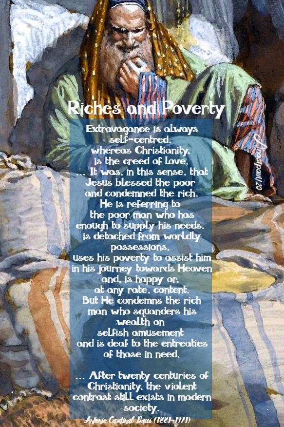 riches and poverty bacci 11 aug 2020