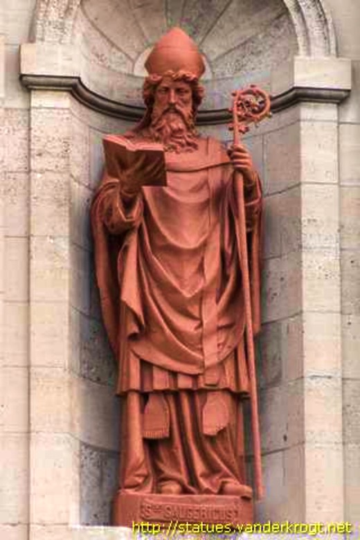 st gaugericus statue church of st gery france
