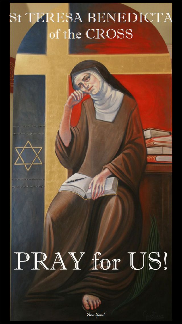 st teresa benedicta pray for us.2