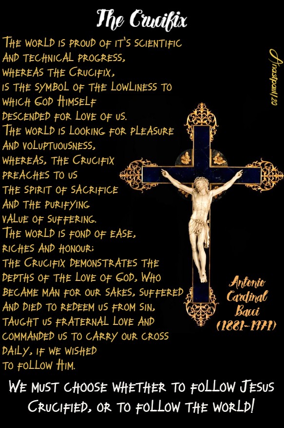 the crucifx - bacci 4 august 2020